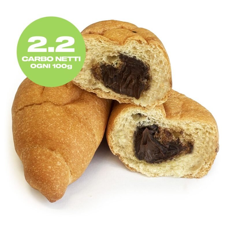 KETO CORNETTO Low Carb con Crema di Cioccolato