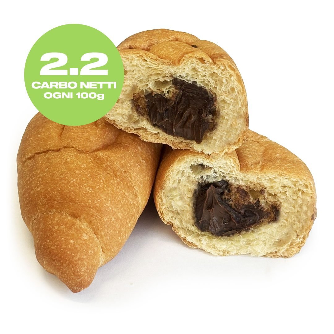 KETO CORNETTO Low Carb con Crema di Cioccolato